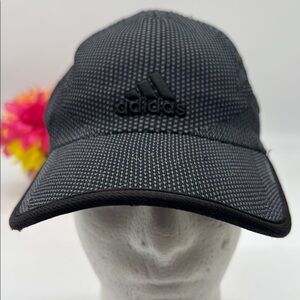 Adidas Black Textured Baseball Cap Adjustable HT7630F